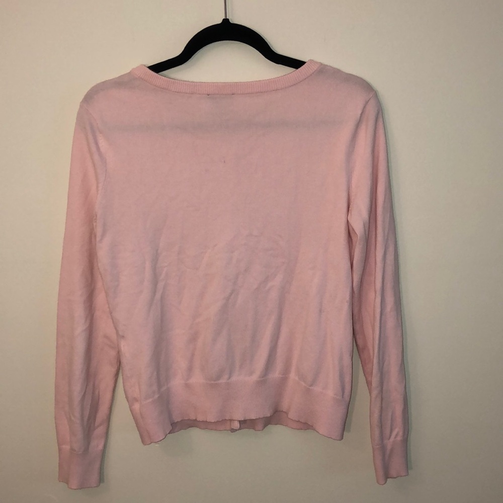 Light Pink Button Down Sweater - image 2